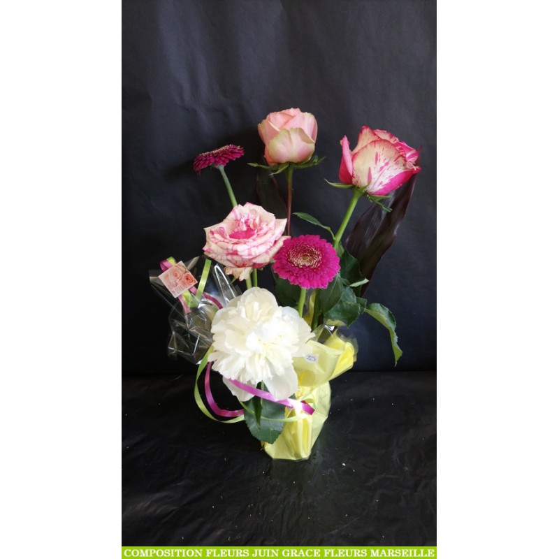 Composition Fleurs Collection Fleuriste Grace Fleurs Marseille Juin